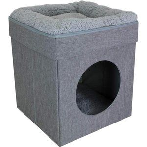 Large Cat Bed, Stackable Cat Cube, Indoor Cat House/Cat Condo, Cat Scratcher